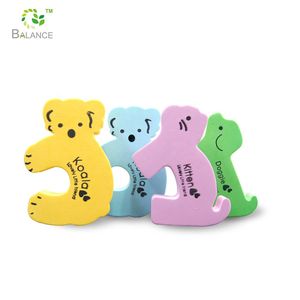 Baby-Proofing Accessory Amusing Multi-Colored Animal Door Stop for Safeguards Fingers