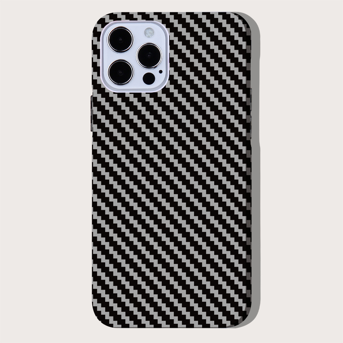 Dongguan Minghao Craft Products Co., Ltd. Carbon Fiber Print PC Phone Case for iPhone Water Transfer ABS Craft Stylish Bag Model