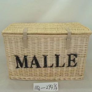 wicker picnic basket with custom logo