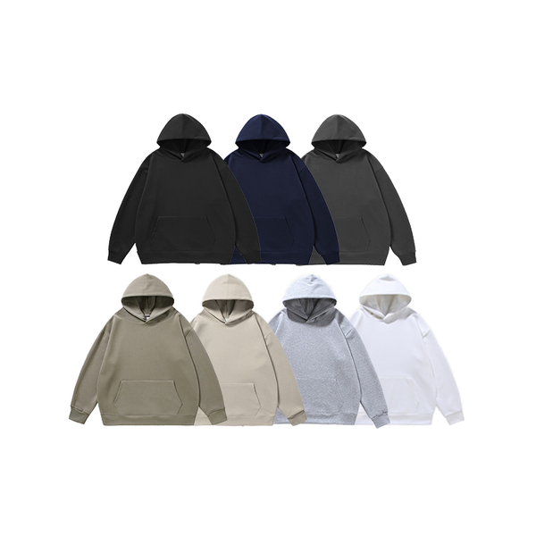 Men's Custom Logo Pullover Sweatshirt High Quality Hooded Woven Fabric XL Size for Winter New Style Custom Clothing