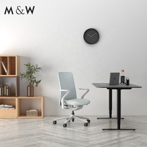 M&W Factory Supply Recliner Computer Chair Wheel Office Table White Swivel Boss Massage Ergonomic Office Chair