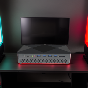 Mini Gamer PC Core i7 8705G Core i5 8305G Radeon RX Vega M Graphics 4x4K Display M.2 WiFi Compatible Win10/11 UK Plug DDR4 RAM