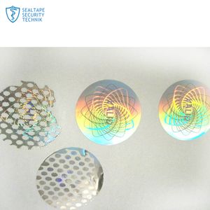 3d security hologram logo printing custom  sticker holographic label