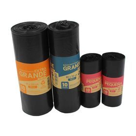 Heavy Duty Refuse Sacks Large Size 80L Thicken Black Garbage Bag for Public Trash Can Industrial rubbish disposal