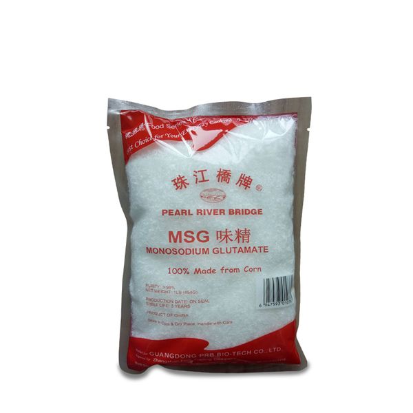 Factory Price Wholesale Hot Sale OEM Spicy and Seasoning Pearl River Bridge 454g in Plastic Bag PRB MSG Monosodium Glutamate