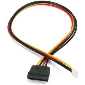 PH 2.0mm 4Pin Small Type to 15Pin HDD SATA Power Supply Cable Cord 18AWG Wire for Industrial All-in-one PC & HD PC & Mini PC DIY