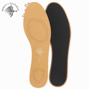 Flat Foot Sweat Absorption Genuine Sheepskin Leather Latex Foam Shoe Insoles