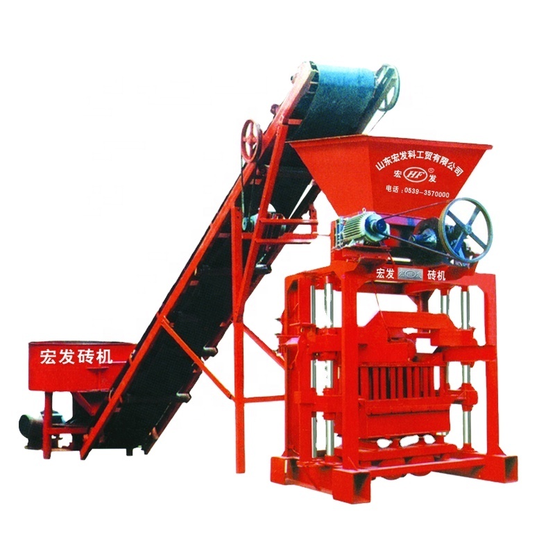 Hot Selling Hollow Cement Brick Making Machinery QTJ4-35 made in china