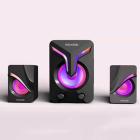 Gaming Speaker with Bluetooth, USB 2.1 RGB Gaming Speaker Colorful USB Woofer Speakers for Home Use