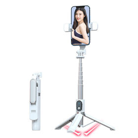 Will Precision Mould (Shenzhen) Co.,Ltd Flexible 1.1m Portable Smart Phones Tripod Selfie Stick Aluminum Alloy Phone Holder Phone Stand For Selfie