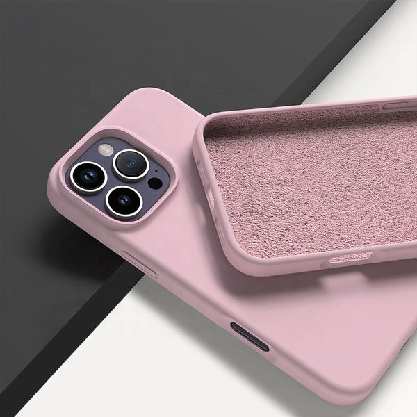 Premium Phone Case Thick Liquid Silicone Magnetic Phone case Skin Friendly Shockproof Cover For iPhone 16 Pro Custom Phone Case