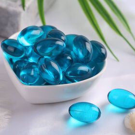 Hair Care Soft Capsule Essence Transparent Blue Bright Hair Conditioner Capsule