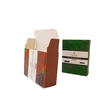 Custom Eco Friendly Recycled Cardboard Paper Packing Bar Soap Packaging Box Soap Advanced Custom Products