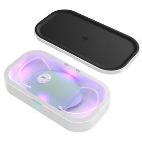 Cheap UV Sterilizer Wireless Charger Box With UV Disinfection 15W Fast Wireless Charger