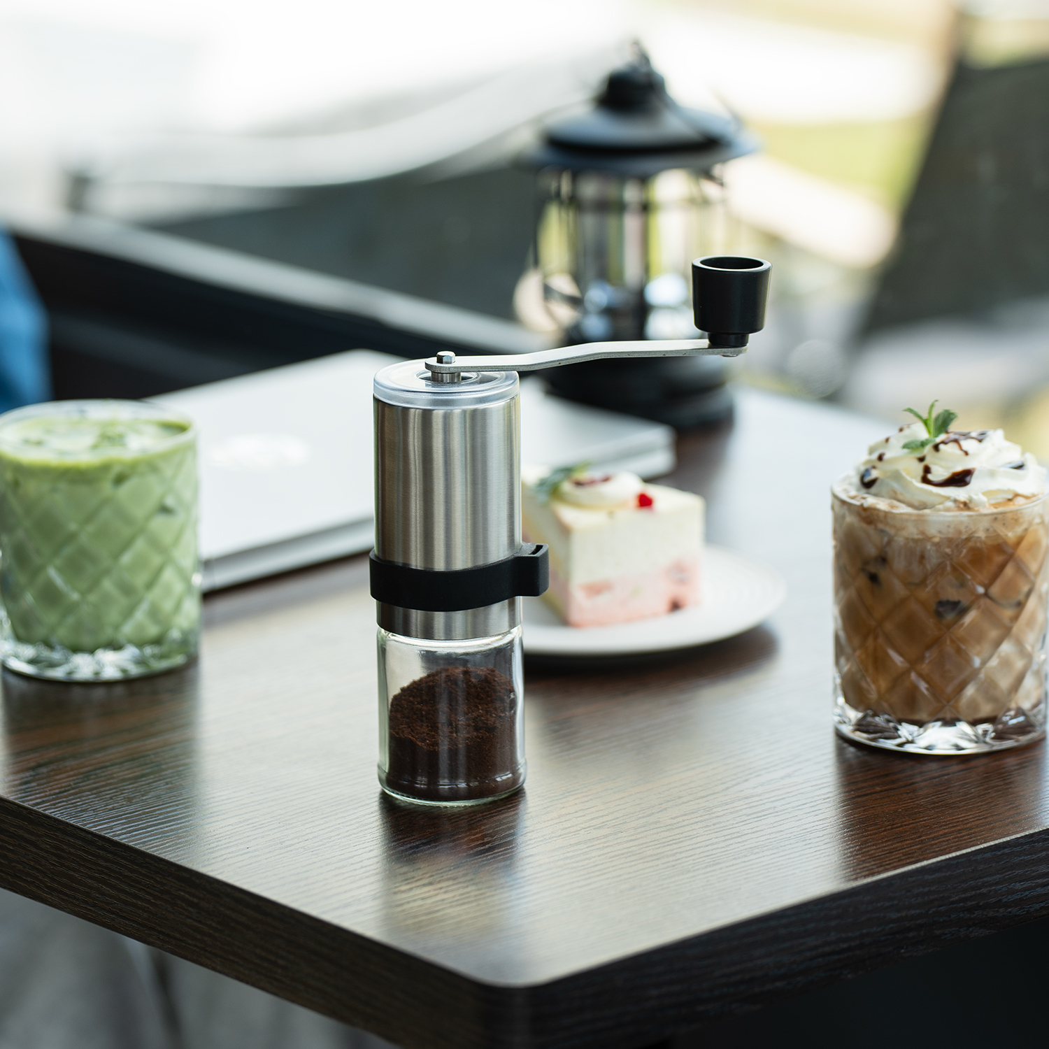 Chinagama Industrial Corporation NEW Foldable Hand Coffee Bean Grinders Manual Commercial Espresso Cafe Stainless Steel Manual Coffee Grinders