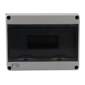 12 Ways Outdoor Waterproof Electrical Distribution Box Circuit Breaker MCB power Plastic Junction Wire Box IP65