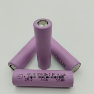 18650  lithium ion battery 3.6V 2500mAH  lithium ion battery cell