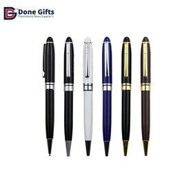 Luxury Heavy Calligraphy Gift Ball Point Pen With Custom Logo Printing Engraving Advertising Metal Ball Pen