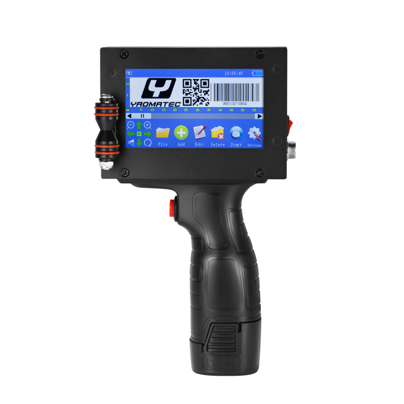 Yaomazhi (Wuhan) Technology Co., Ltd. YAOMATEC 12.7MM Metal Expiry Date Coder Machine Handheld Inkjet Printer In Multi Languages