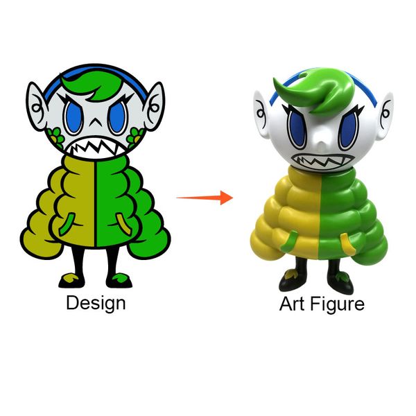 custom figure OEM cartoon mini figurines plastic pvc action figure toy custom 3D custom action figures