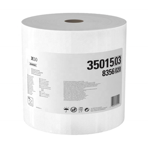 Heavy Duty X80 Dry Wipes Industrial Wiping Cloth Non Woven Fabric Industrial Cleaning Rolls
