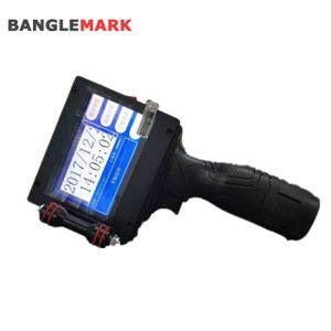 2024 BangleMark Batch Code Portable Handheld Inkjet Printing Machine for Fast Dry Batch Coder Egg Date Expiry Number Date