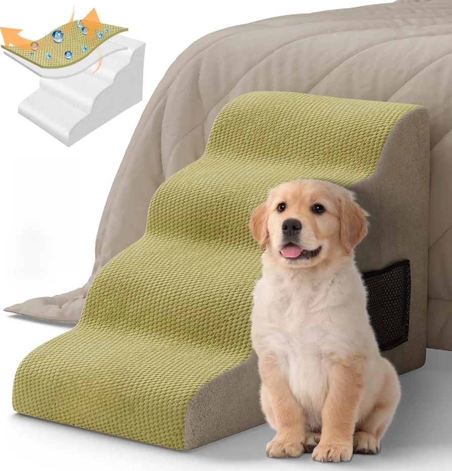 Pet Dog Ramp 40cm for Small Dogs Foam Bed