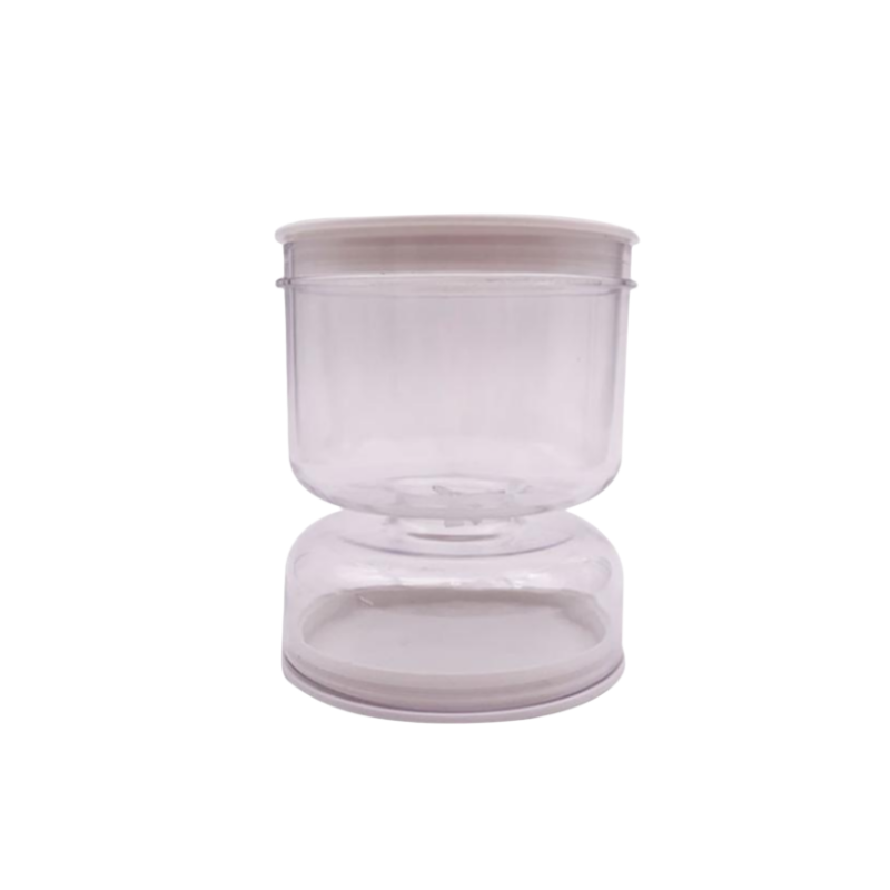 Zhumadian Changrui Trading Co., Ltd. Hot Sale Innovative Fine Workmanship Plastic Hourglass Design Sealed Dry and Wet Separation Pickle Jar
