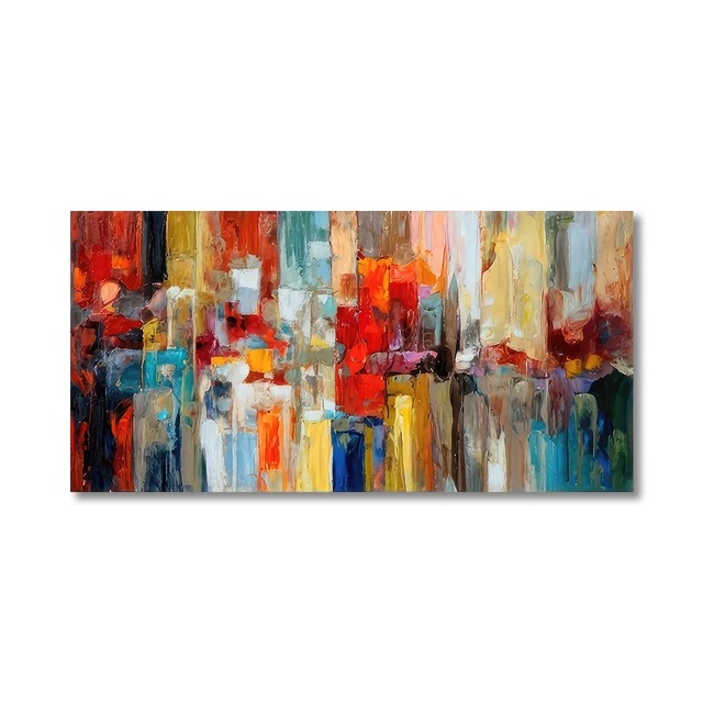 Shanxi Mengze Trading Co., Ltd. Modern High-Definition Home Wall Decoration Abstract Color Texture Painting Oil Painting Spray Painting