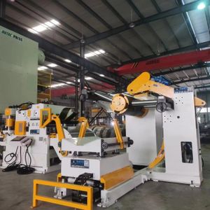 Dongguan HAIWEI New Sheet Bar Decoiler Straightener servo Feeder Machines Production Line for stamping machine