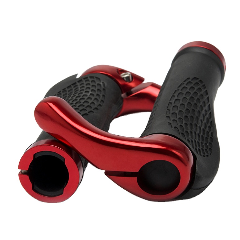 Fuzhou Mawei Xiesheng Electrical Technology Co.,Ltd Non-slip Bike Grips Rubber MTB Bike Handlebar Grip Bicycle Accessories Cycling Handle Bar Grips Black OPP Bag Aluminum Alloy