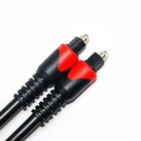Wholesale A1 red color OD4.0 1.5M audio optical fiber cable for Audio&soundbar made in China