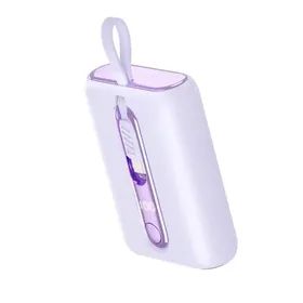 10000mAh Portable Power Bank Built-in Cable Fast Charge Portable Universal Powerbank
