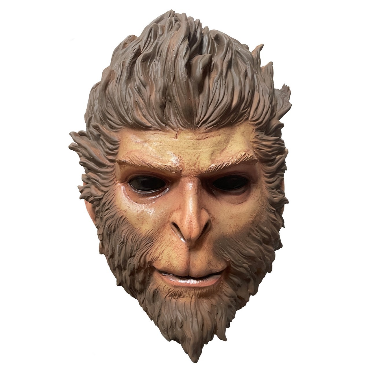 Shanghai Zhongke Shenjiang Electric Vehicle Co., Ltd. Game figure toy black myth sun wukong monkey king costume halloween mask black wukong latex mask for adults party