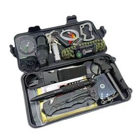 JK-H-032 Adventure Outdoor camping Survival Multitool set survival first aid kit Outdoor emergency supplies kit