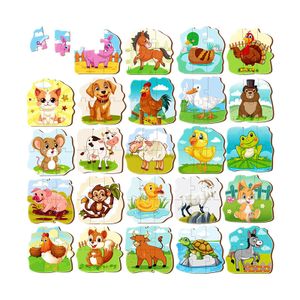 ULi custom Irregular jigsaw puzzle games 144 pieces kids animal puzzle rompecabezas for kids