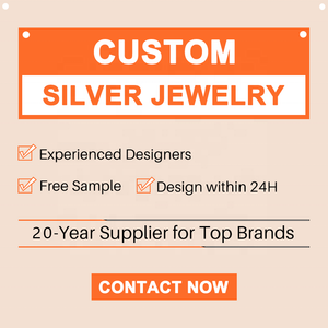 Factory direct sales Custom 316 Stainless steel 925 silver copper alloy Jewelry Necklaces Earrings Rings Bracelets for Unisex