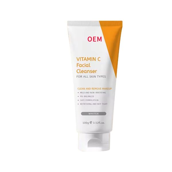 TEIENER Sale Facial Cleanser Oil Skin Care Amino Acid Cleaning Pores FoamVitamin C Face Wash Whitening Facial Cleanser