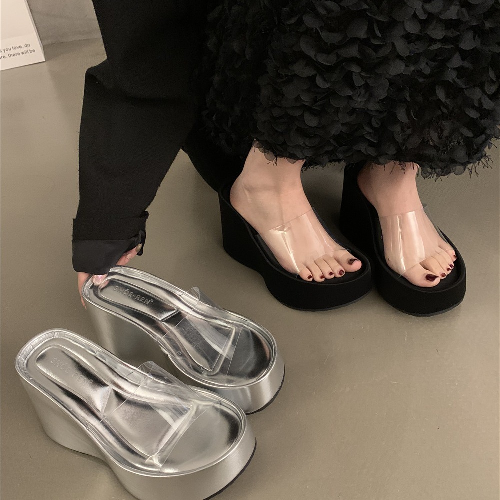 Summer Peep-Toe Casual Shoes With Elevated Platform Platform Sandals For Women