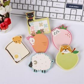 Custom Kawaii Cute Cartoon Notepad Color Paper Notepad Memo Pad Customizable Sticky Notes