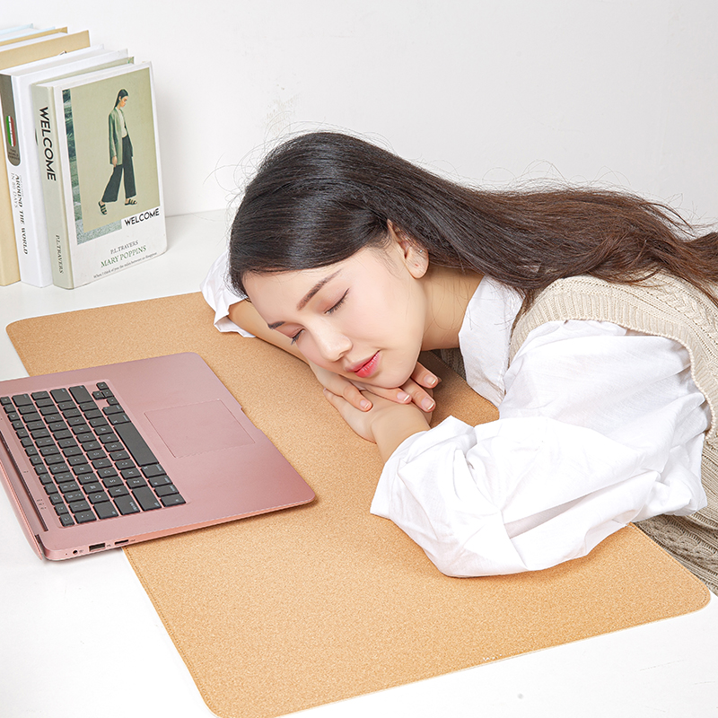 Guangzhou Xinshang Leather Technology Co., Ltd. High quality oak leather writing desk pad large mouse pads table mat