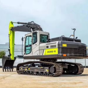 China Brand ZE215E New Excavator Machine 20Ton Digger Medium Crawler Excavator