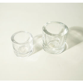 Manufacturer Harderson High Quality Thick Wall Empty Glass Stand Round Water Cupsl Clear Juice Wine Beer Water Whisky Glass Cup