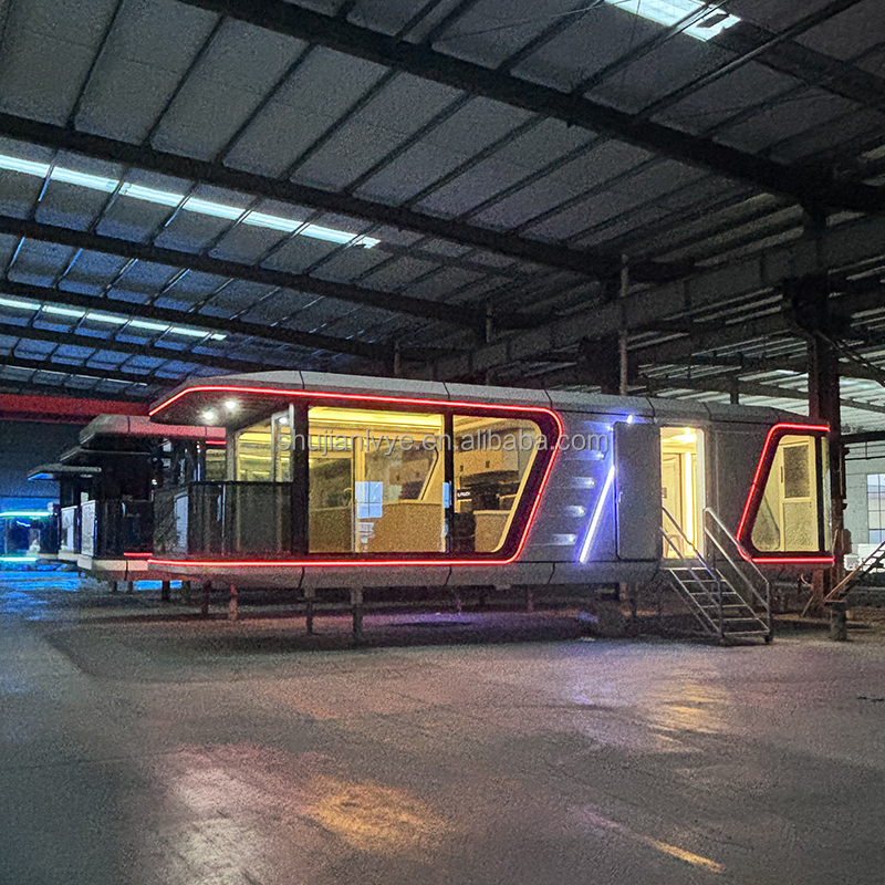 Foshan Shujian Aluminum Technology Ltd modular prefabricated capsule tiny Foldable house luxury resort hotel camping villas can be customized