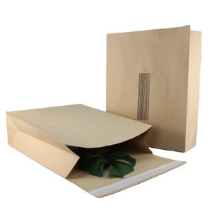 Eco Friendly Custom Printed Flat Bottom Rigid Cardboard Document Shipping Mailer Kraft Paper Envelope Mailing Bag