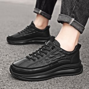 Vintage Men's Shoes New Platform Men's Casual Trendy Shoes Trendy Men's Leather Shoes