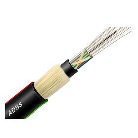 FCJ 8/12/24/48/96/144 core G652d Single Mode Aerial Single ModeSelf Supporting Optical Fiber Cable Adss