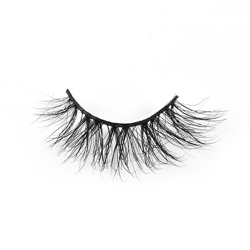 Mink Fur False Eyelashes Various Styles Multi-Layered Naturally Curled Frizzy Messy Fluffy Styles Box Model