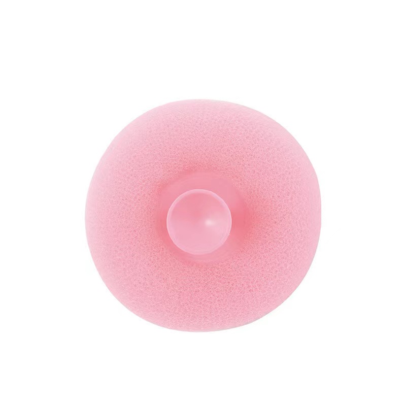 Skin Exfoliating Mesh Ball Easy-storage Shower Brush Ball Bath Sponge with Suction Cup