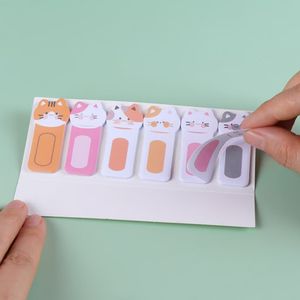 High Quality Cartoon Cute Animal Mini Sticky Note Set Self-Adhesive School & Office Stationery New Design Paper Notepads